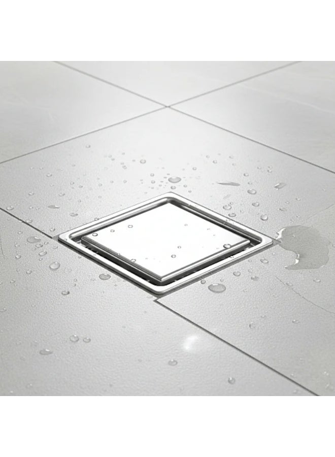 10×10 floor drain – chrome 304 stainless steel - Image 1